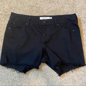 Torrid Black Denim Mid-rise Shorts